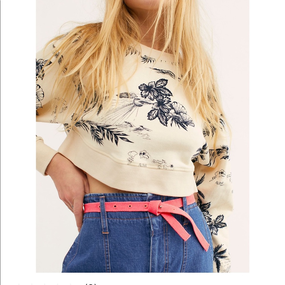 NWOT tan FP East Village Peg Belt